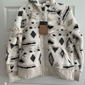 North Face Fleece tribal zip up